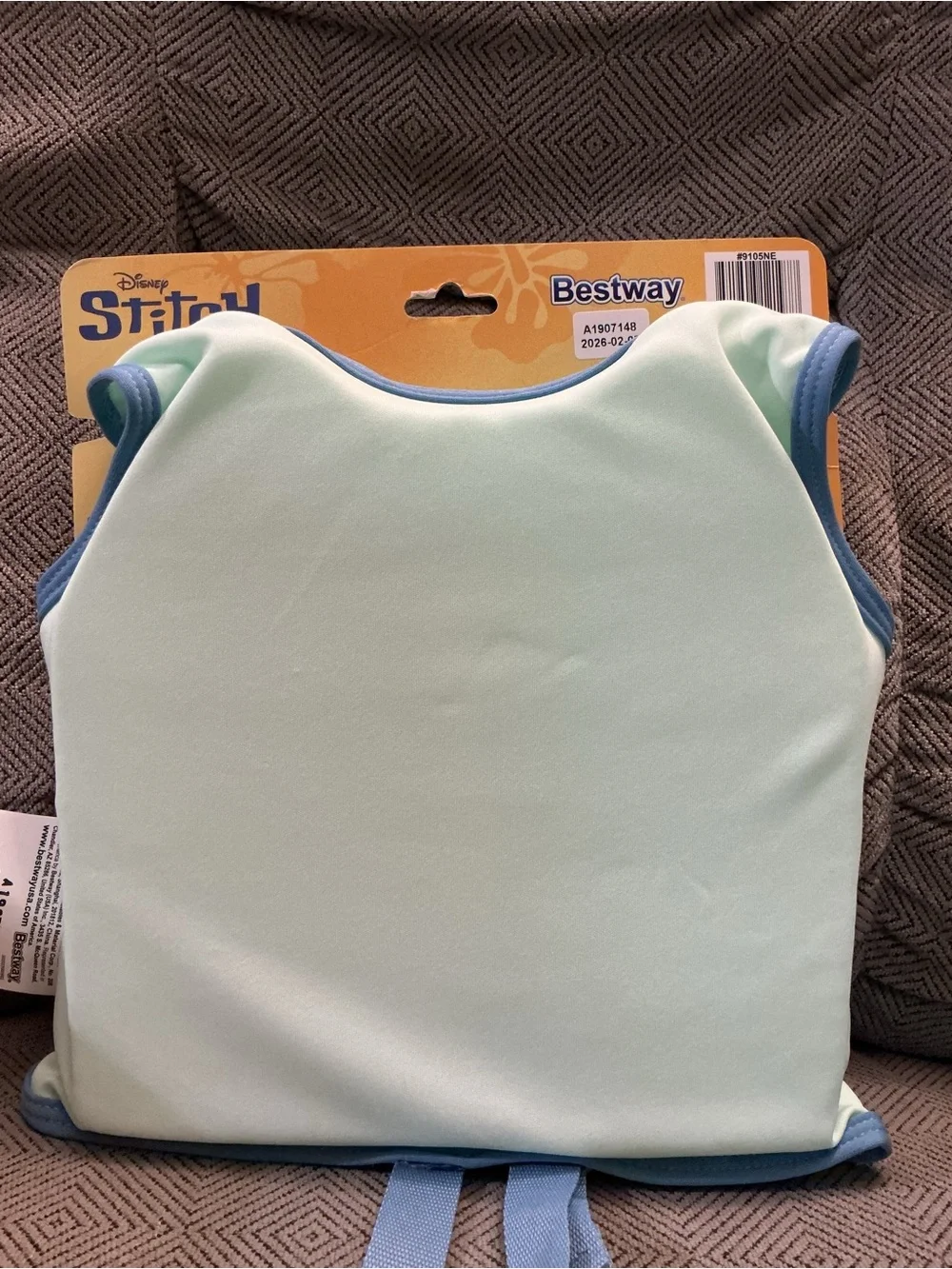 NEW Disney Stitch & Angel Pink Kids Swim Vest by